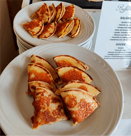Buffet Crepe Supreme - Imegem cardápio de Crepes Mini Crespes de Entrada